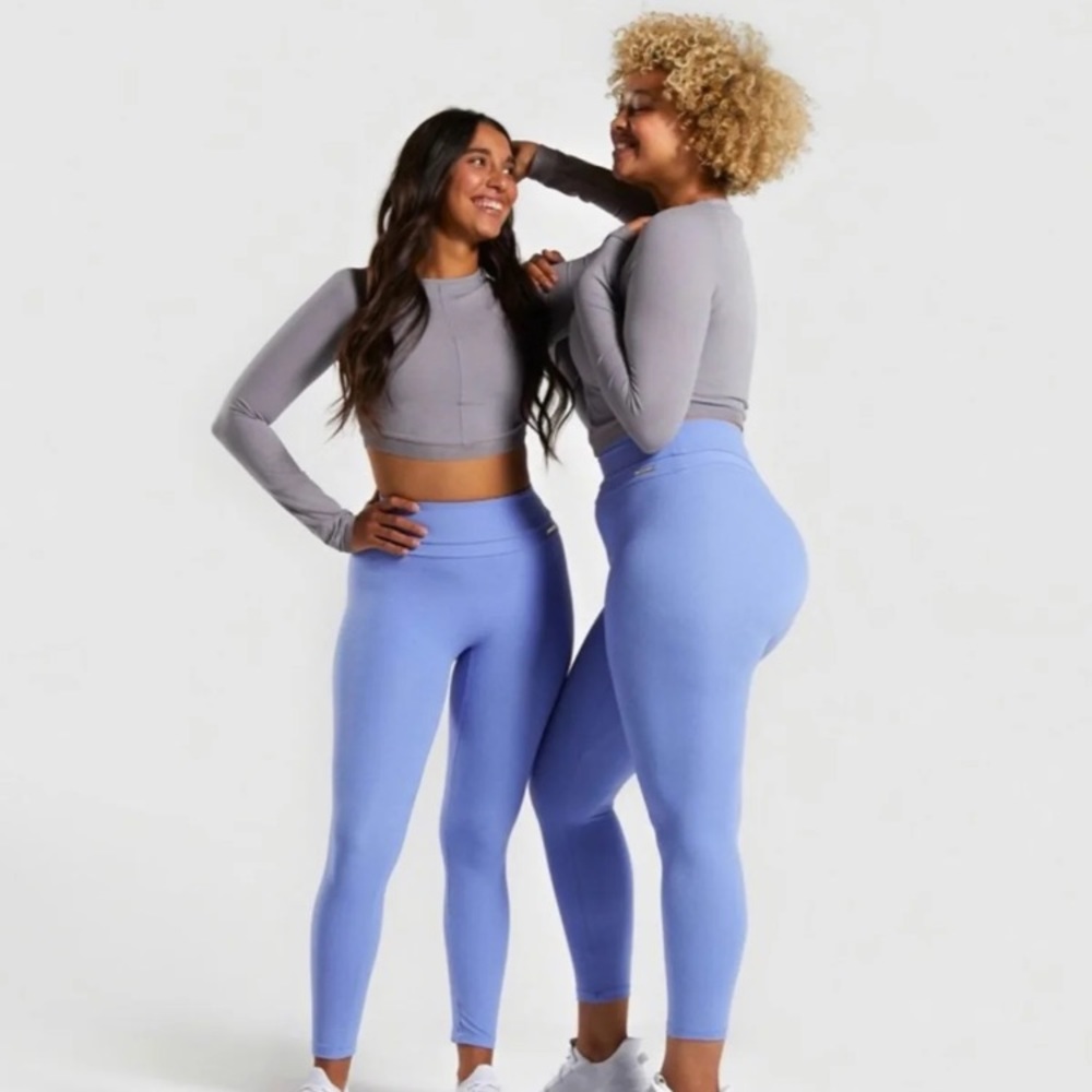 Gymshark Whitney Grey Crop Top XS